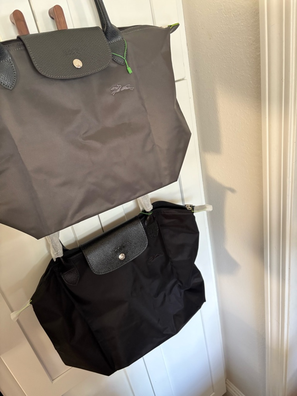 Longchamp Grey Tote Bag with Top Handle - Picture 7 of 10